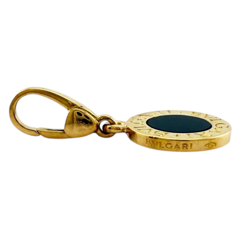 BVLGARI Bvlgari Bvlgari Pendant Top 18K K18 Yellow Gold Onyx