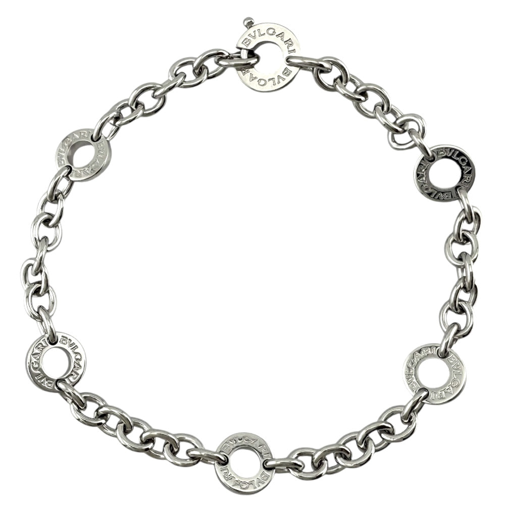 BVLGARI ブルガリ ブルガリブルガリ ブレスレット 18金 K18ホワイト