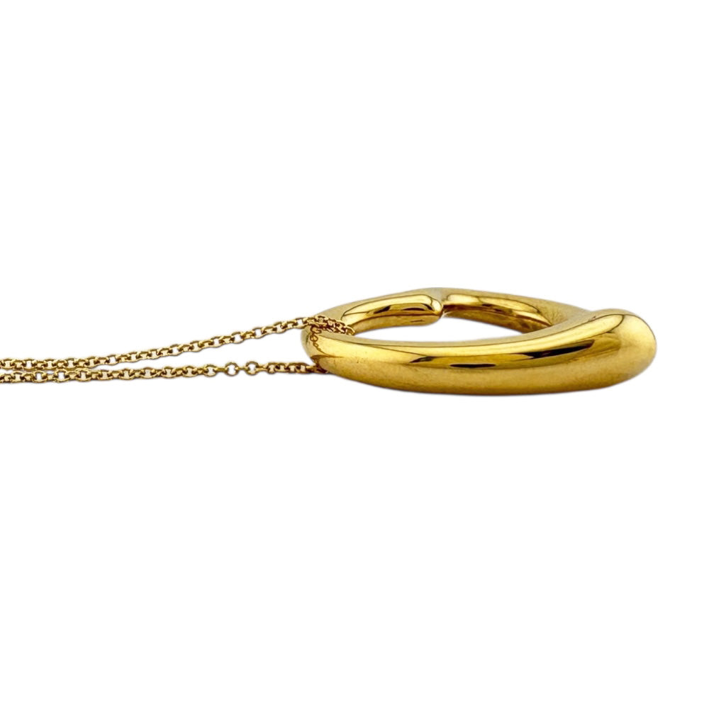 TIFFANY&Co. ティファニー オープンハート ネックレス 18金 K18