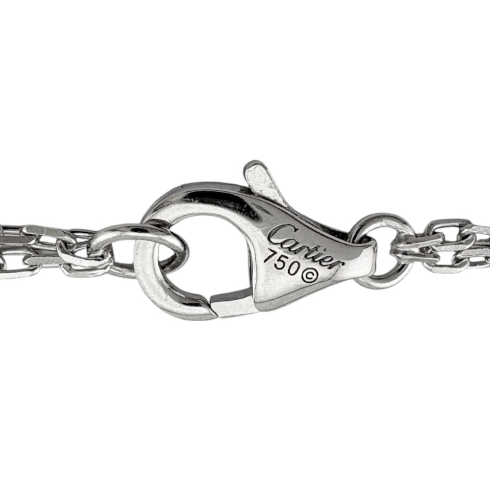 CARTIER カルティエ ラブ サークル ネックレス 18金 K18ホワイト