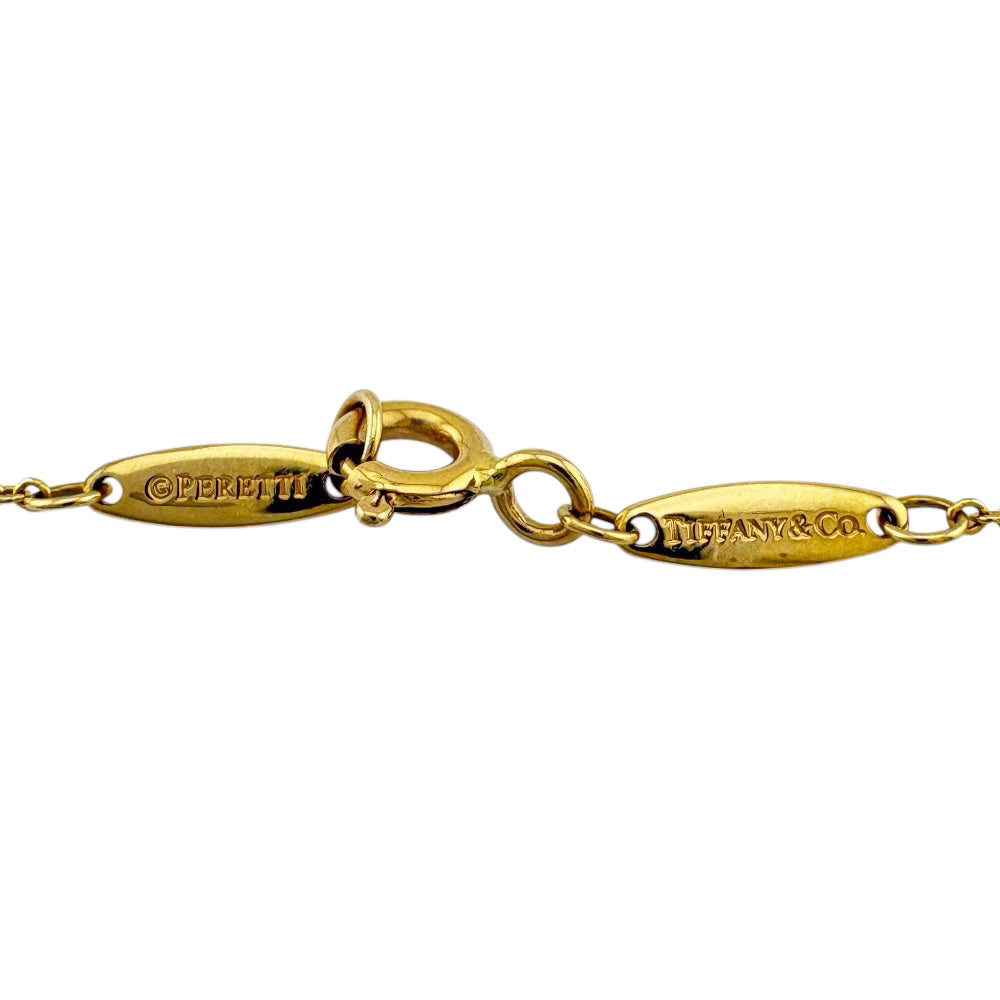TIFFANY&Co. ティファニー バイザヤード 約0.12ct ネックレス 18金 K18