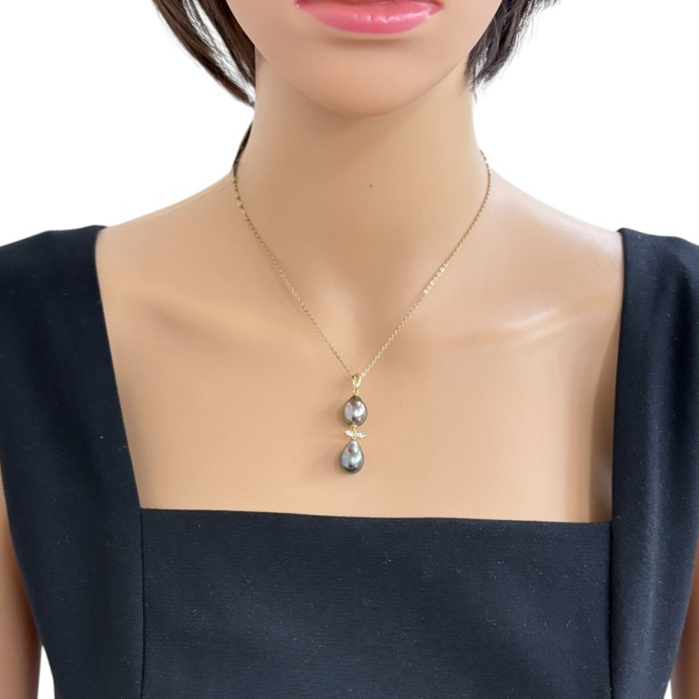 【TASAKI】K18 D0.03ct ペンダントトップ TASAKI】K18 D0.03ct ペンダントトップ TASAKI タサキ ペンダント