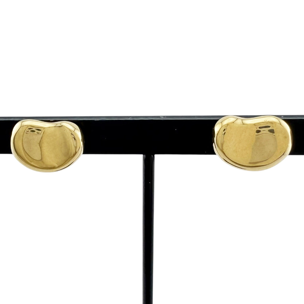 TIFFANY&Co. ティファニー ビーン ピアス 18金 K18イエローゴールド