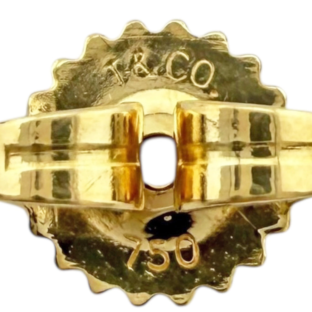 TIFFANY&Co. ティファニー ビーン ピアス 18金 K18イエローゴールド