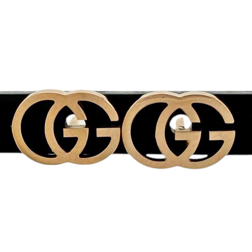 GUCCI グッチ GG ピアス 18金 K18ピンクゴールド レディース 中古