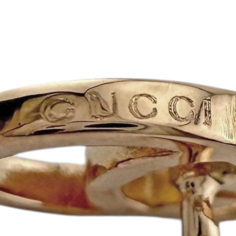 GUCCI グッチ GG ピアス 18金 K18ピンクゴールド レディース 中古