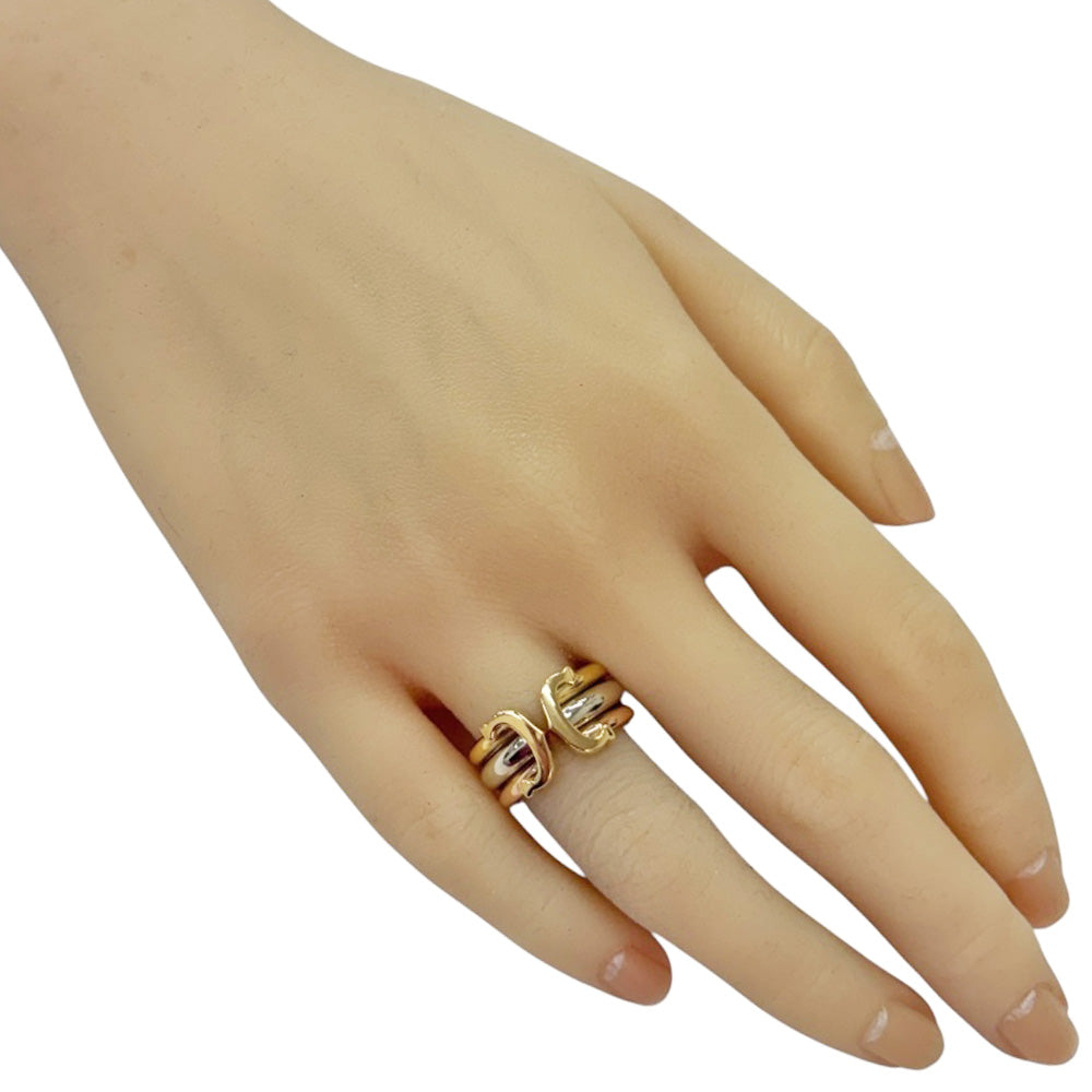 CARTIER カルティエ 2C リング 指輪 10.5号 18金 K18イエローゴールド