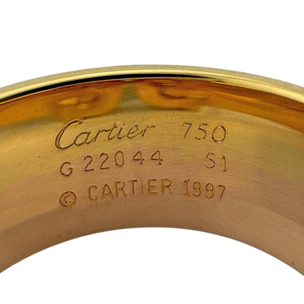 CARTIER カルティエ 2C リング 指輪 10.5号 18金 K18イエローゴールド