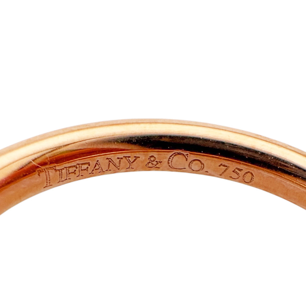 TIFFANY&Co. ティファニー カーブドバンド リング 指輪 13号 18金 K18