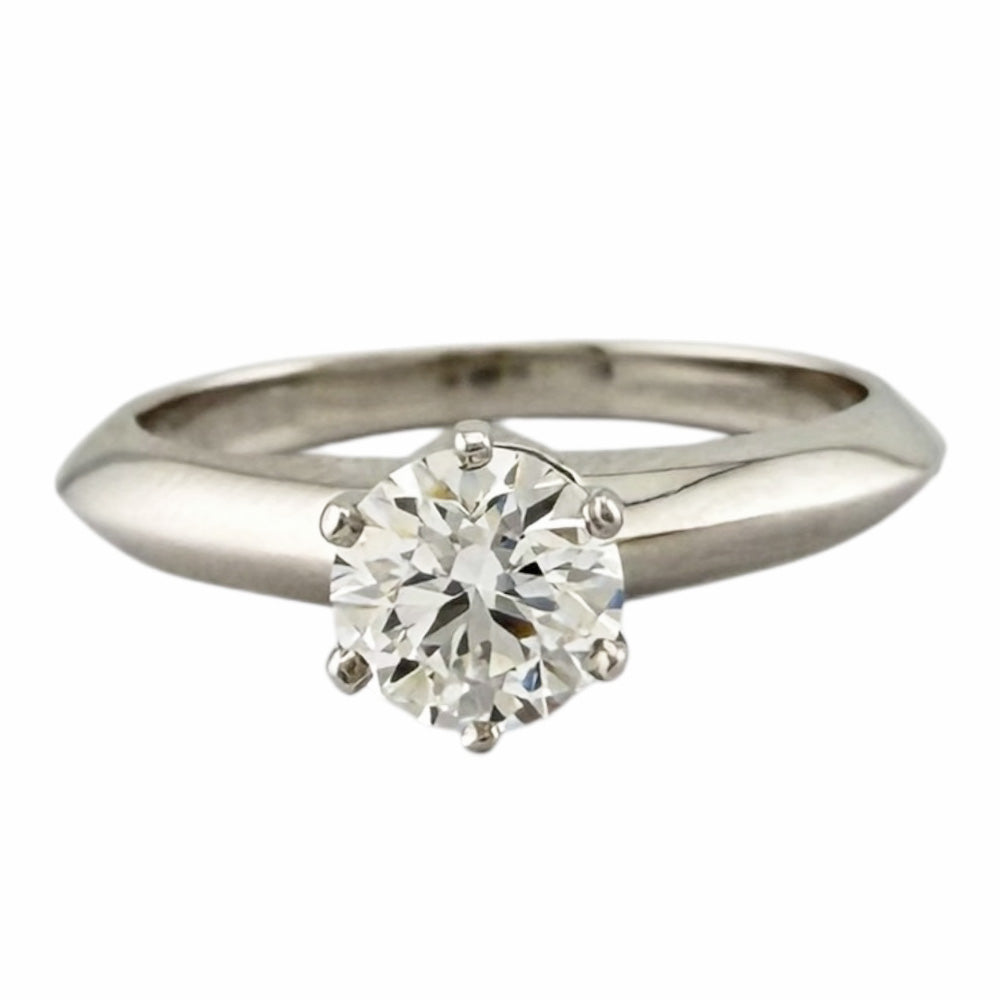 TIFFANY&Co. ティファニー ソリティア リング 指輪 6号 Pt950プラチナ 
