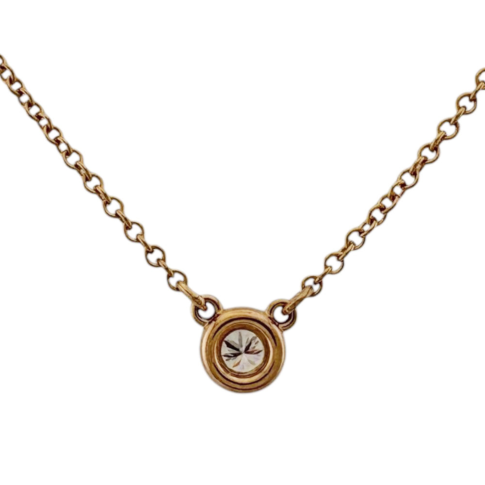 TIFFANY&Co. ティファニー バイザヤード 約0.07ct ネックレス 18 TIFFANY&Co. ティファニー バイザヤード 約0.07ct ネックレス 18