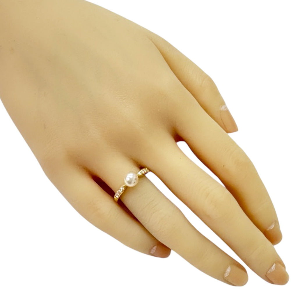 MIKIMOTO ミキモト リング 指輪 11.5号 18金 K18イエローゴールド