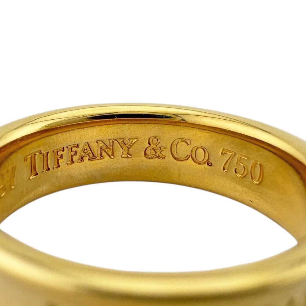 TIFFANY&Co. ティファニー 1837 ナロー リング 指輪 15号 18金 K18