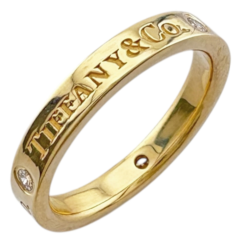 ティファニー　指輪 TIFFANY&Co. ティファニー フラットバンド リング 指輪 7.5号 18金 K18