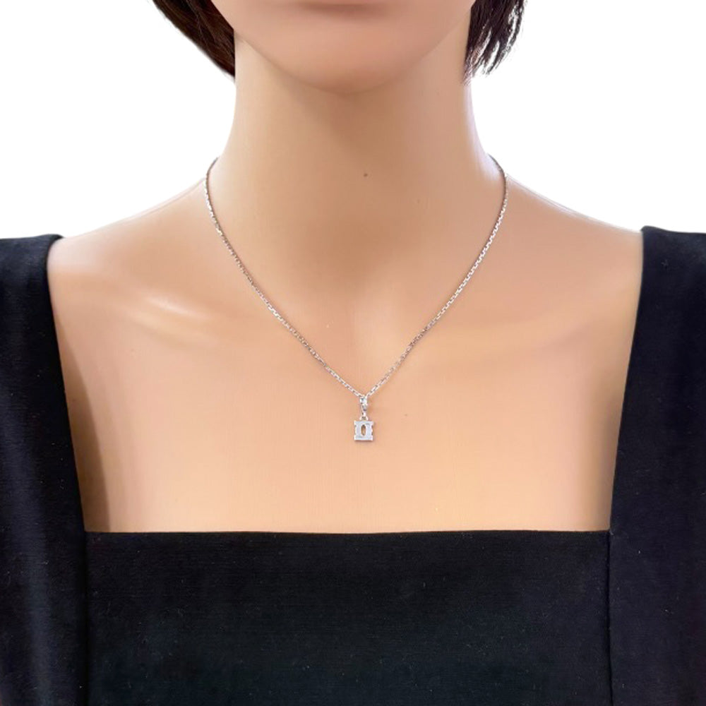 CARTIER カルティエ 2C ネックレス 18金 K18ホワイトゴールド