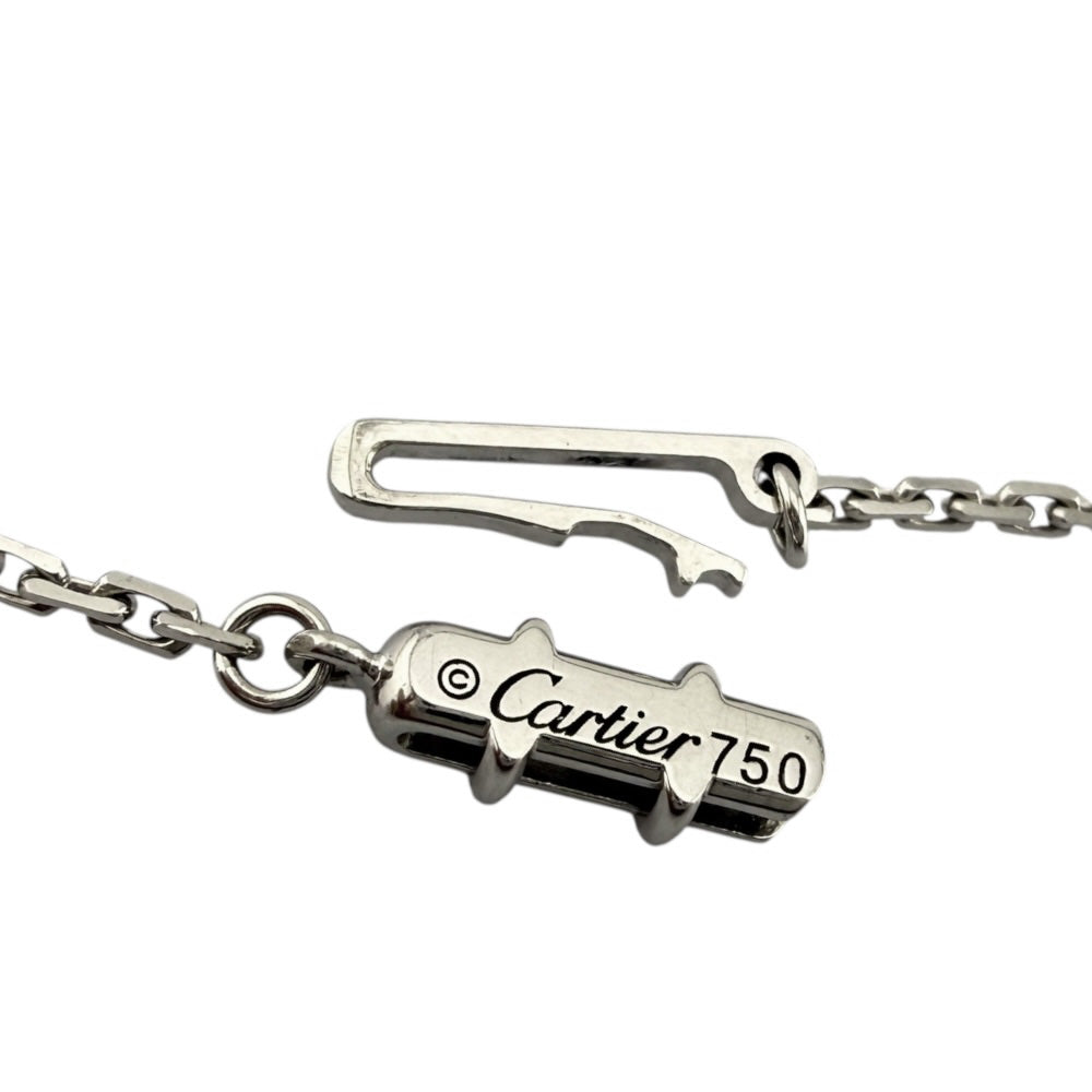 CARTIER カルティエ 2C ネックレス 18金 K18ホワイトゴールド