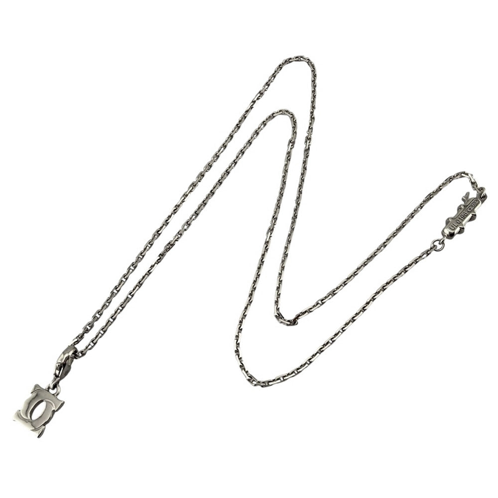 CARTIER カルティエ 2C ネックレス 18金 K18ホワイトゴールド