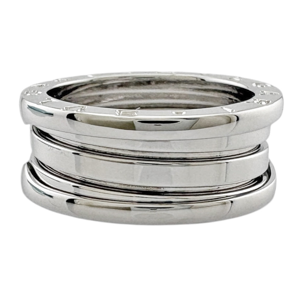 【1/30まで】ブルガリ リング ビーゼロワン B-zero1　ホワイトゴールド BVLGARI ブルガリ B-zero.1 ビーゼロワン 3バンド リング 指輪 14.5号