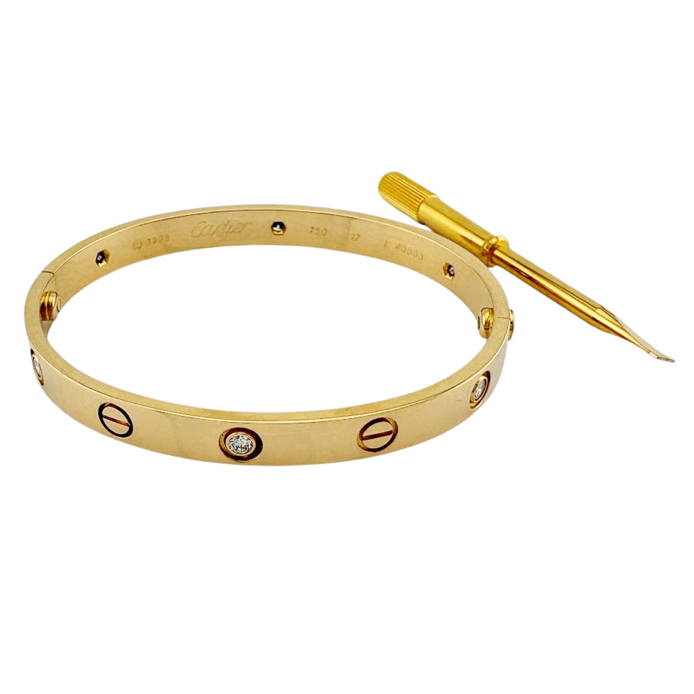CARTIER カルティエ ラブブレス バングル 18金 K18イエローゴールド