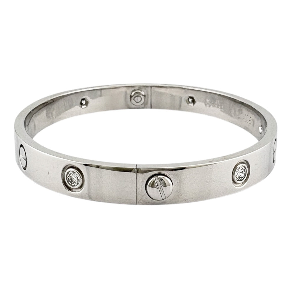 CARTIER カルティエ ラブブレス バングル 18金 K18ホワイトゴールド