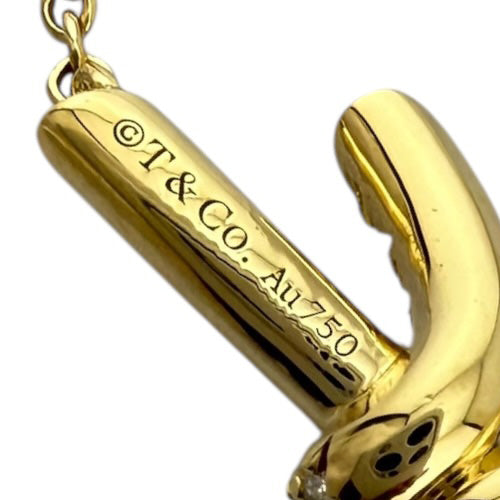 TIFFANY&Co. ティファニー ノット ネックレス 18金 K18イエロー