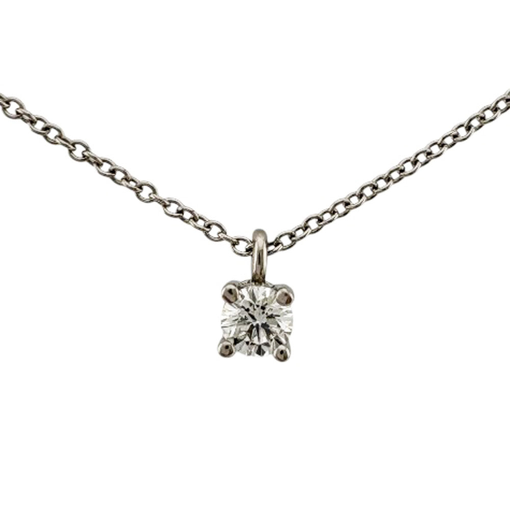 Tiffany & Co. ソリティア ネックレス Pt950 TIFFANY&Co. ティファニー ソリティア ネックレス Pt950プラチナ