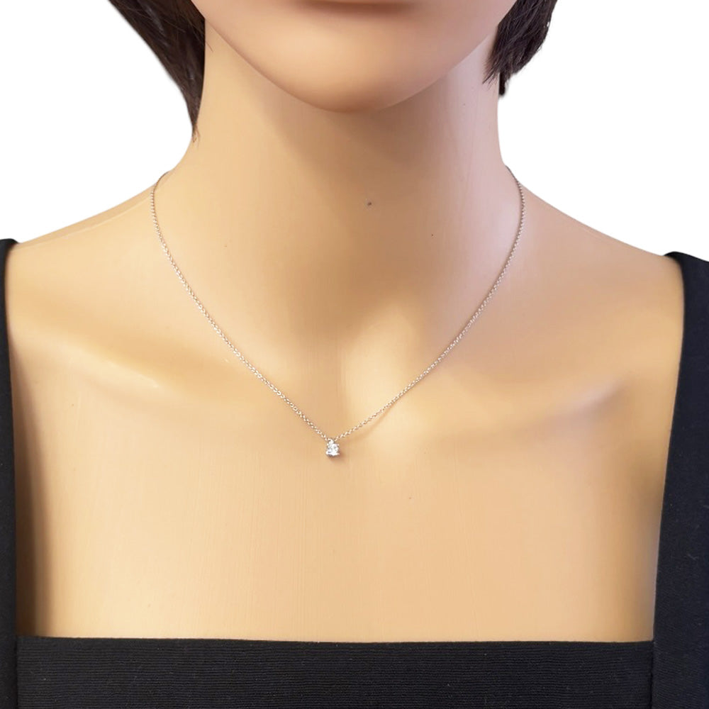 TIFFANY&Co. ティファニー ソリティア ネックレス Pt950プラチナ