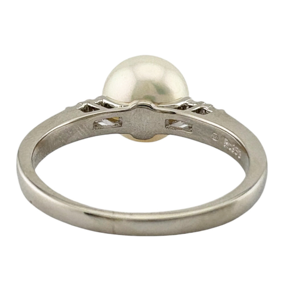 MIKIMOTO ミキモト リング 指輪 13号 Pt950プラチナ パール レディース 