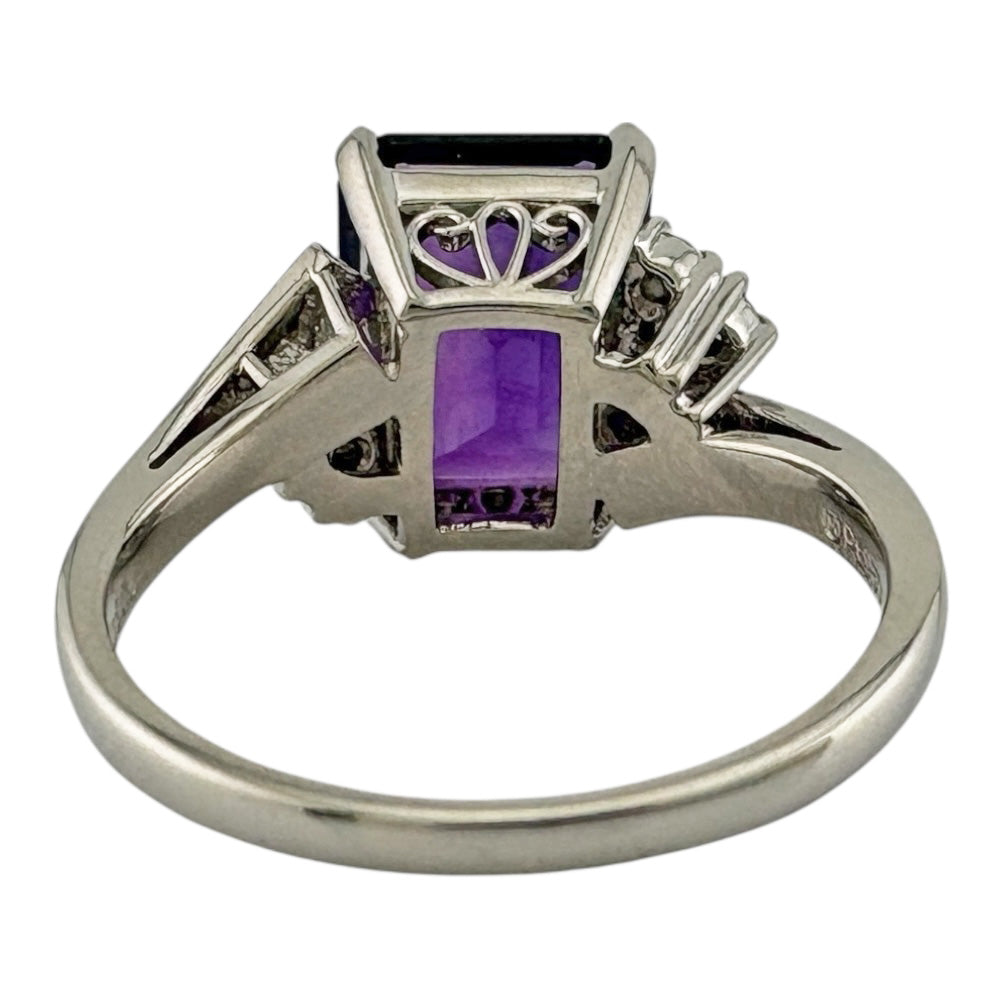 MIKIMOTO ミキモト リング 指輪 11号 Pt950プラチナ アメジスト