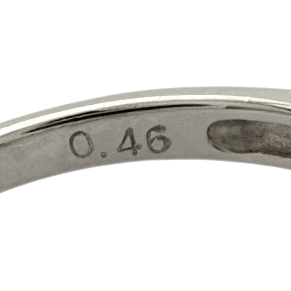 リング 指輪 12.5号 Pt900プラチナ パール ダイヤモンド 0.46ct