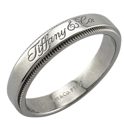 TIFFANY&Co. ティファニー ミルグレイン リング 指輪 14号 Pt950