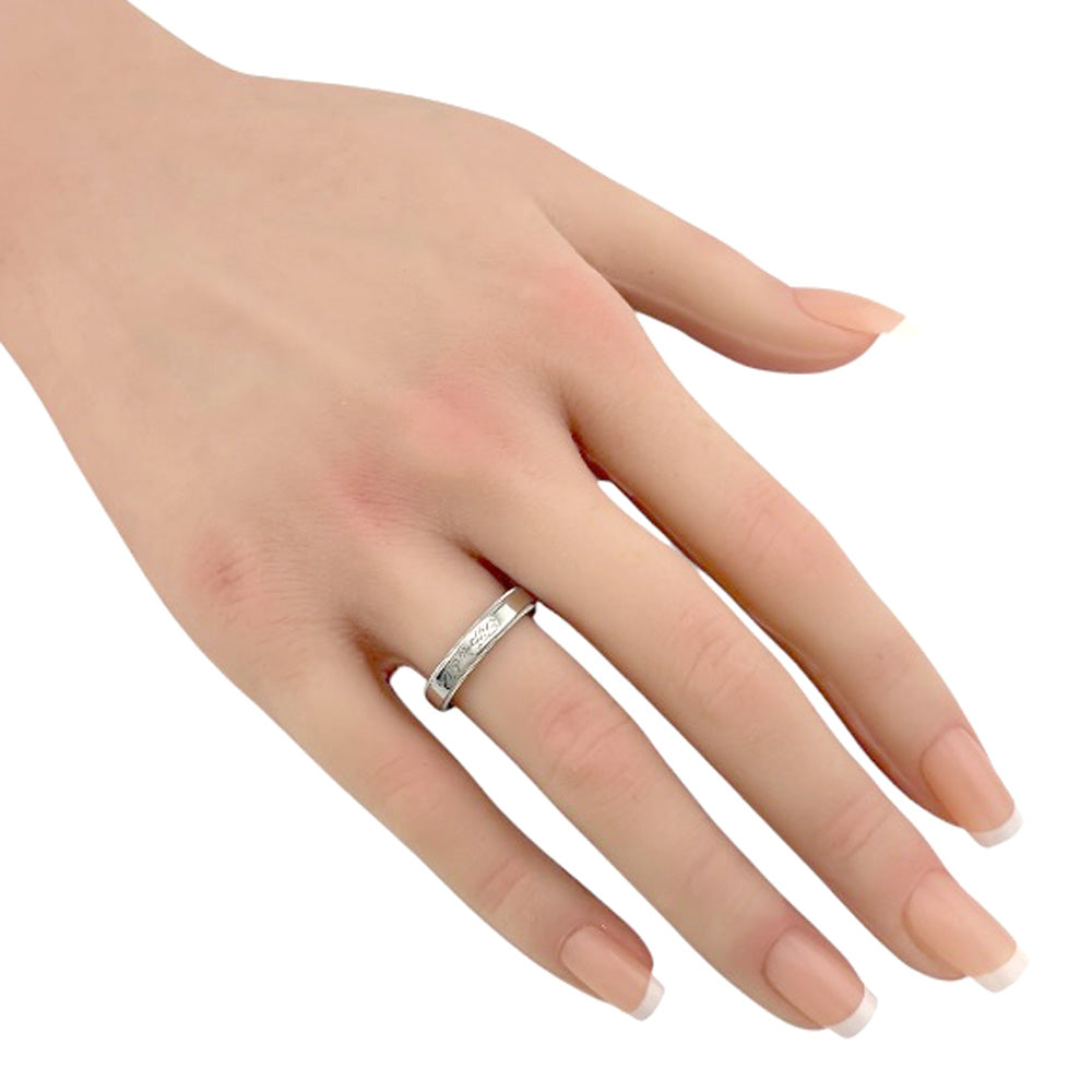 TIFFANY&Co. ティファニー ミルグレイン リング 指輪 14号 Pt950 TIFFANY&Co. ティファニー ミルグレイン リング 指輪 14号 Pt950
