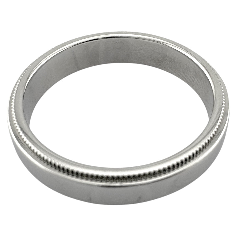 TIFFANY&Co. ティファニー ミルグレイン リング 指輪 14号 Pt950