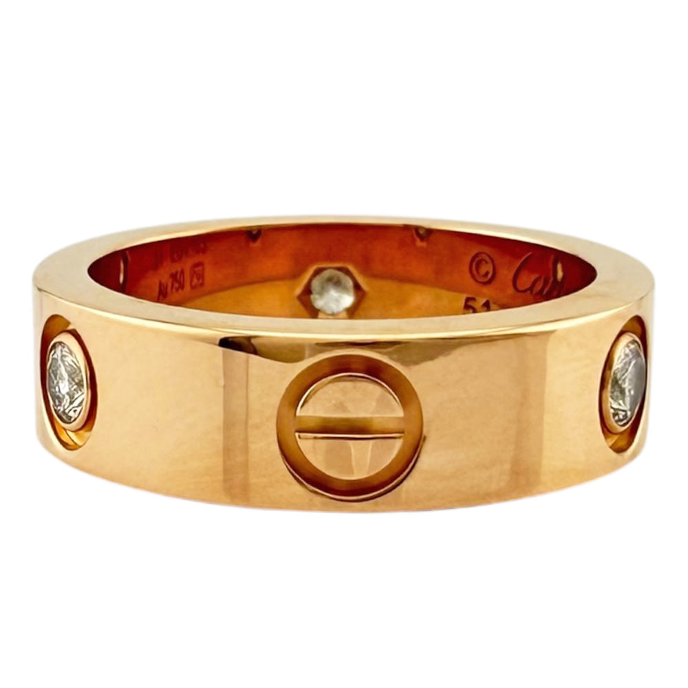 最終値下げ　カルティエCartierラブ￼K18WGダイヤ11号(51)リング 楽天市場】カルティエ Cartier リング ハイラブリング K18WG 11号
