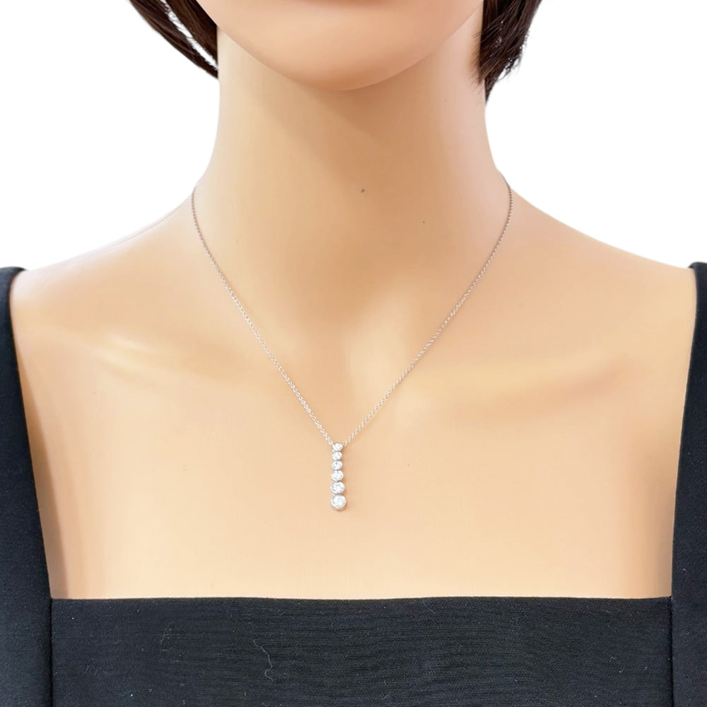 ティファニー pt950 ジャズ グラジュエイテッド ネックレス 7006 TIFFANY&Co. ティファニー ジャズ グラジュエイテッド ネックレス