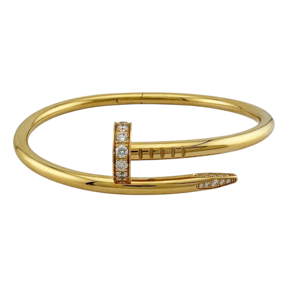 【最終値下げ】Cartier バングル CARTIER カルティエ ジュストアンクル バングル 18金 K18イエロー