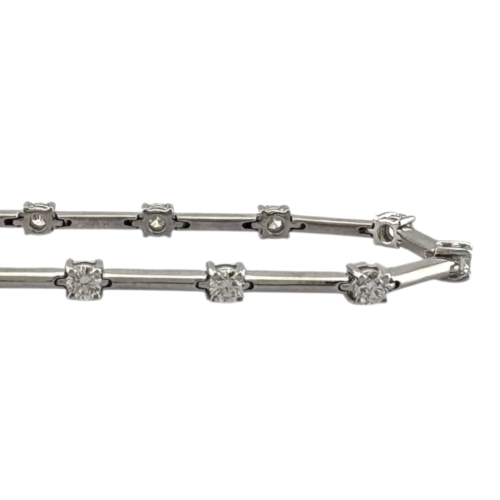 TASAKI タサキ ブレスレット 18金 K18ホワイトゴールド ダイヤモンド