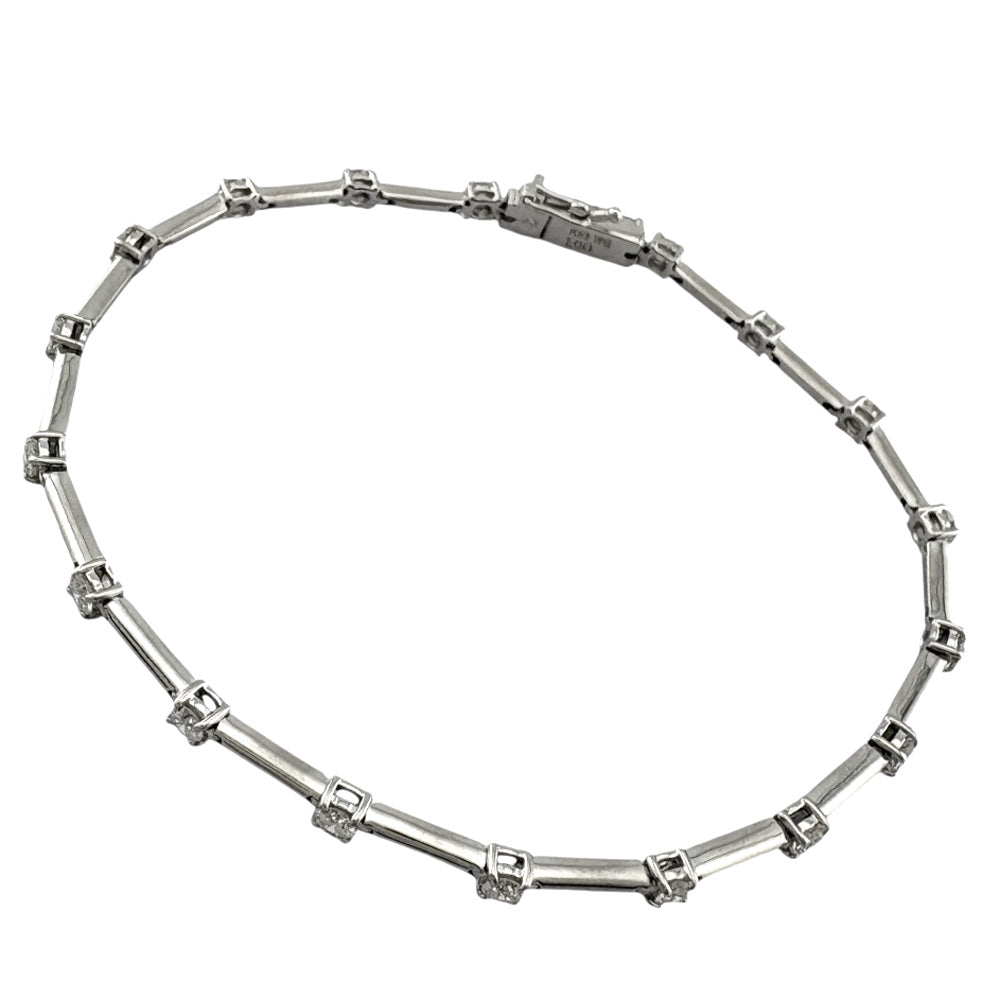TASAKI タサキ ブレスレット 18金 K18ホワイトゴールド ダイヤモンド