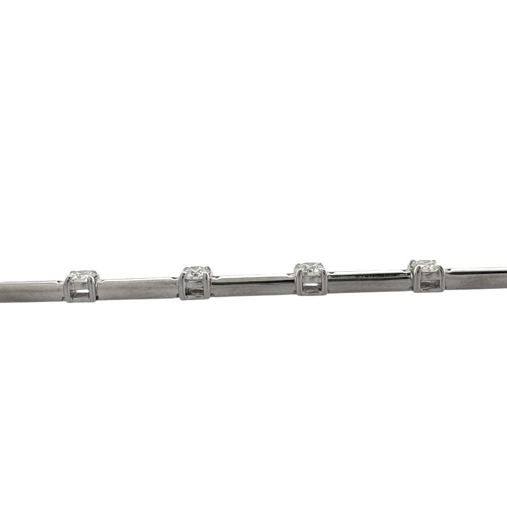 TASAKI タサキ ブレスレット 18金 K18ホワイトゴールド ダイヤモンド