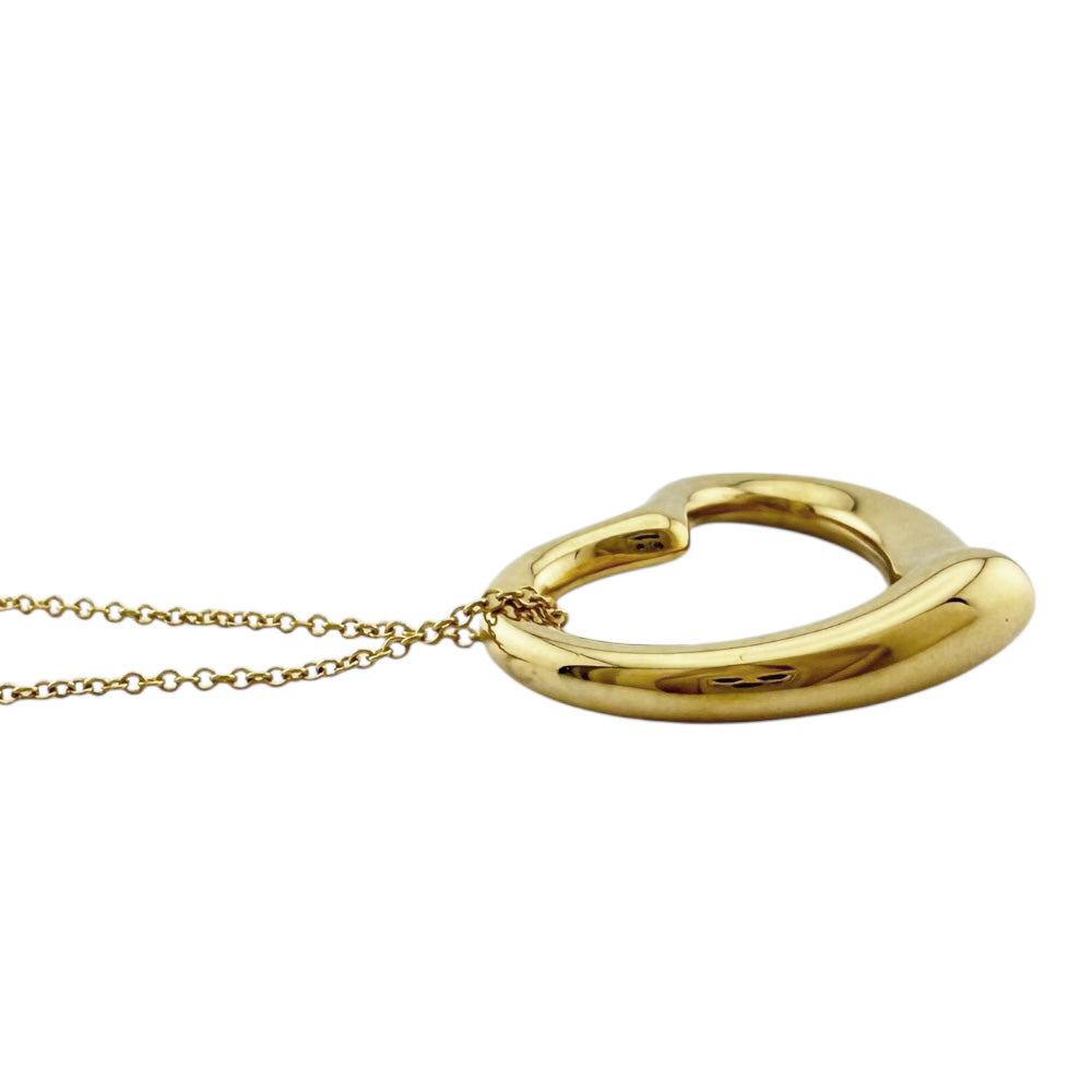TIFFANY&Co. ティファニー オープンハート ネックレス 18金 K18