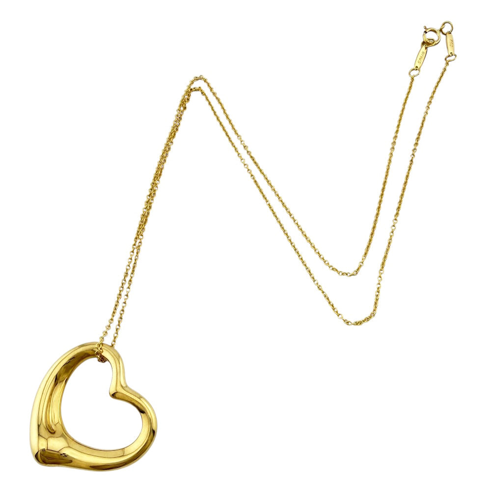 TIFFANY&Co. ティファニー オープンハート ネックレス 18金 K18