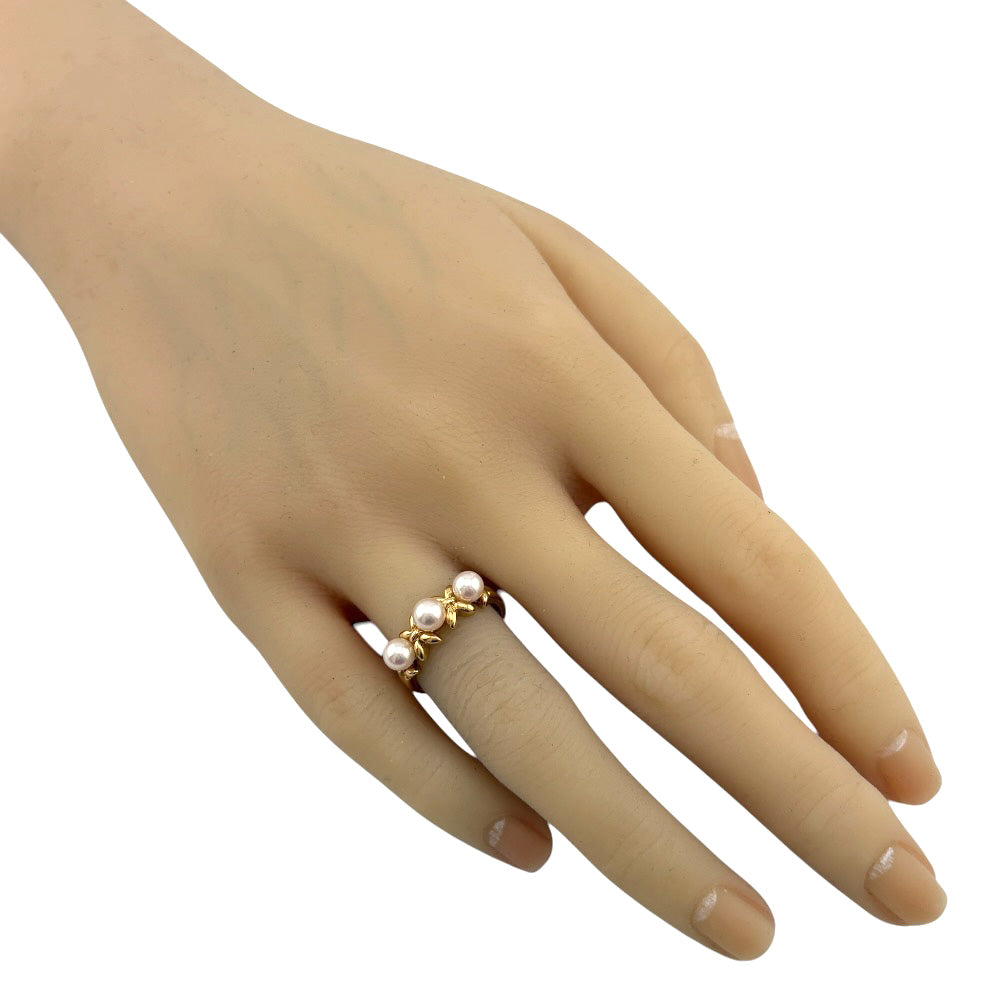 MIKIMOTO ミキモト リング 指輪 11号 18金 K18イエローゴールド パール