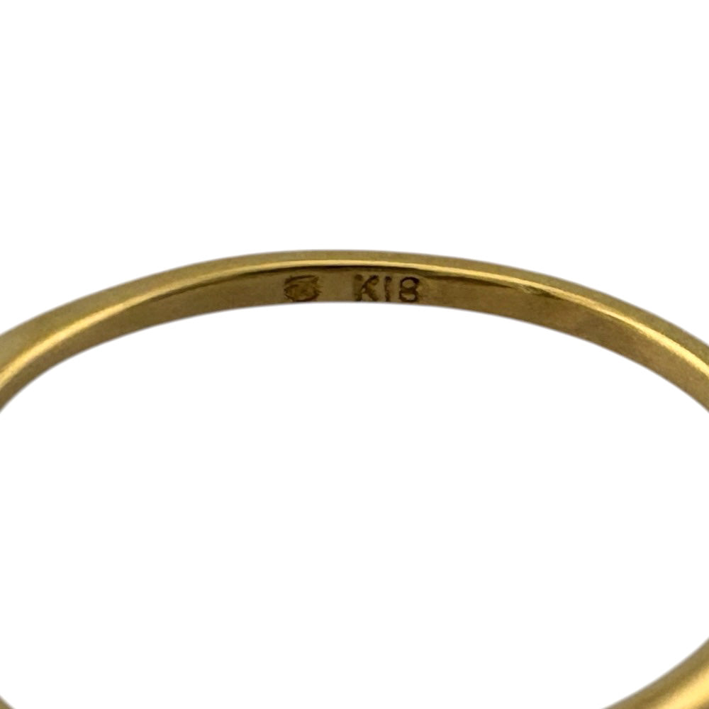 MIKIMOTO ミキモト リング 指輪 10号 18金 K18イエローゴールド