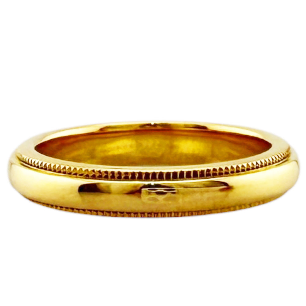 TIFFANY&Co. ティファニー ミルグレイン リング 指輪 6号 18金 K18