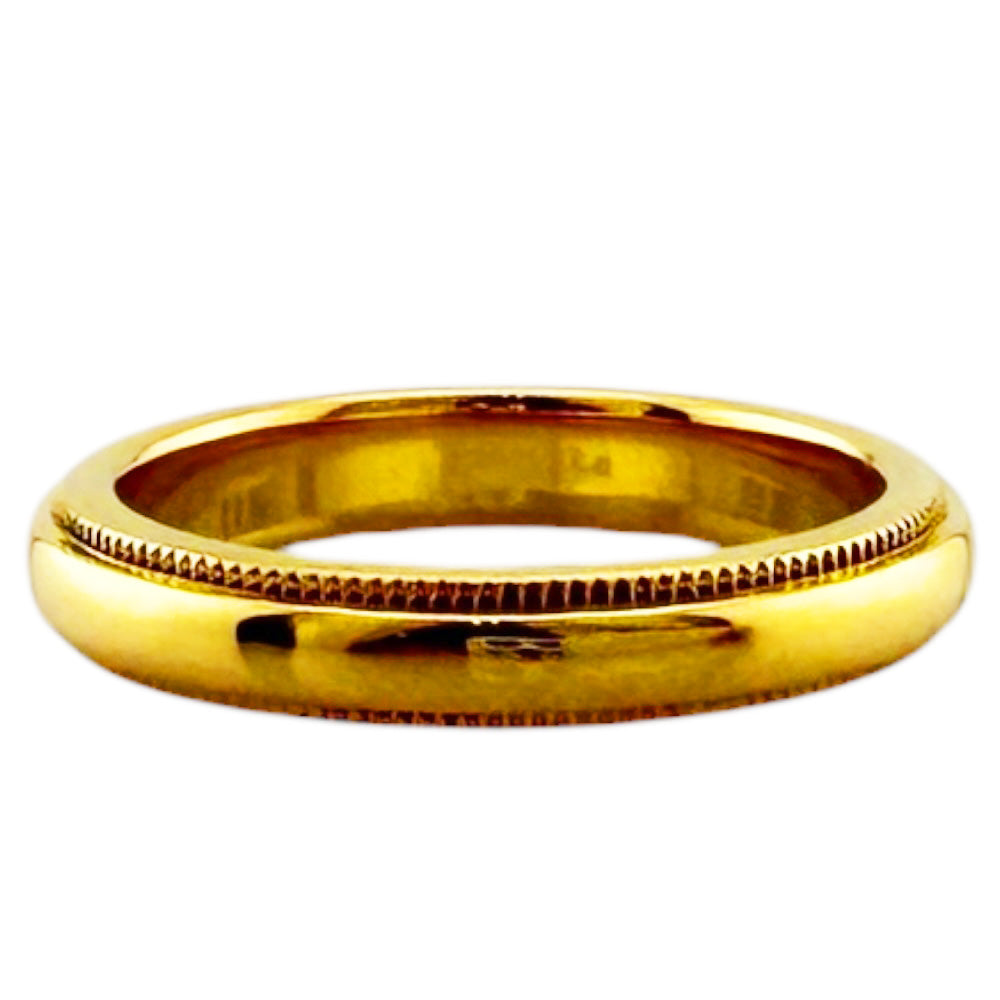 TIFFANY&Co. ティファニー ミルグレイン リング 指輪 6号 18金 K18