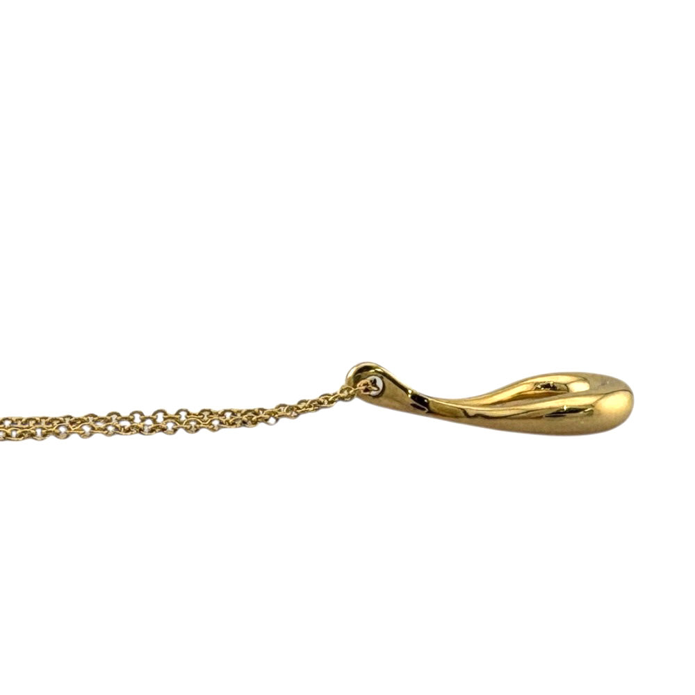 TIFFANY&Co. ティファニー オープンティアドロップ ネックレス 18金