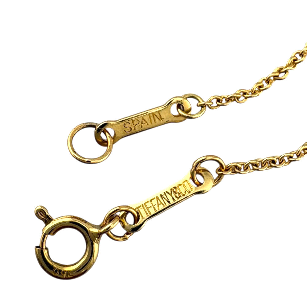 TIFFANY&Co. ティファニー オープンティアドロップ ネックレス 18金