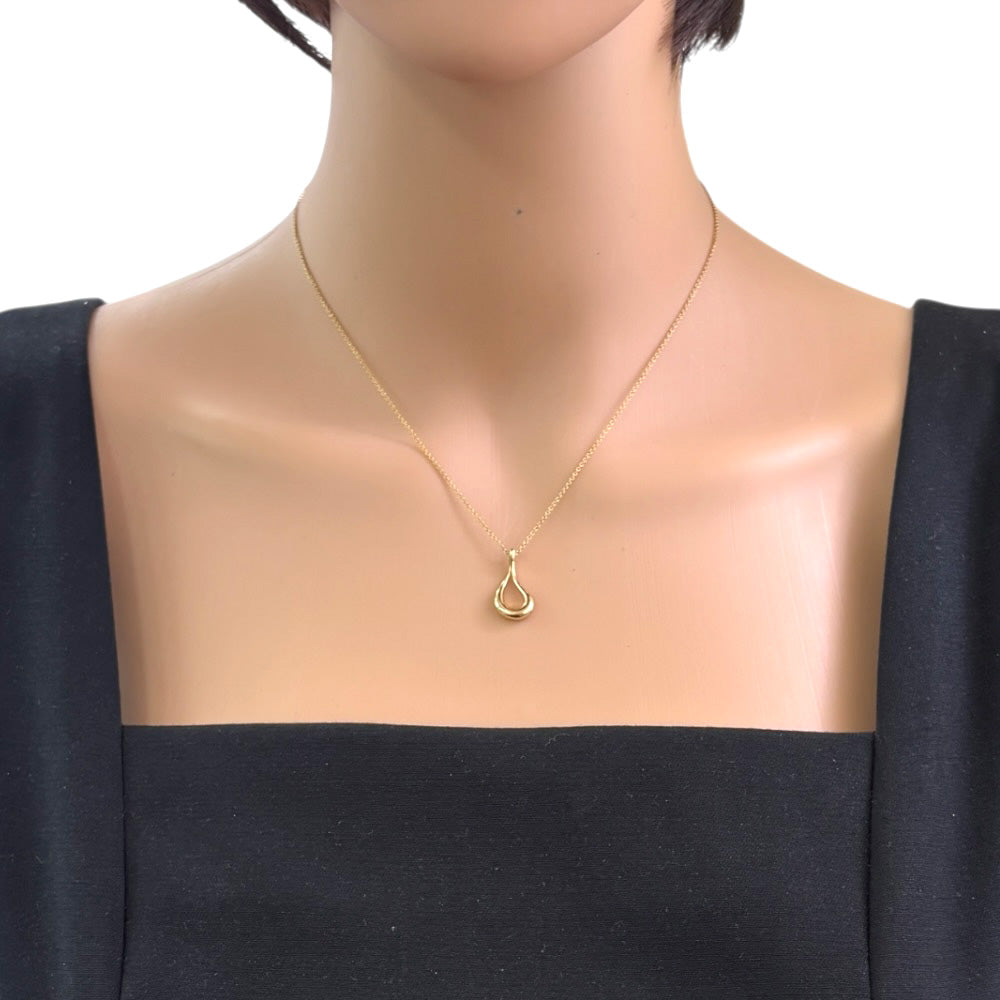 TIFFANY&Co. ティファニー オープンティアドロップ ネックレス 18金