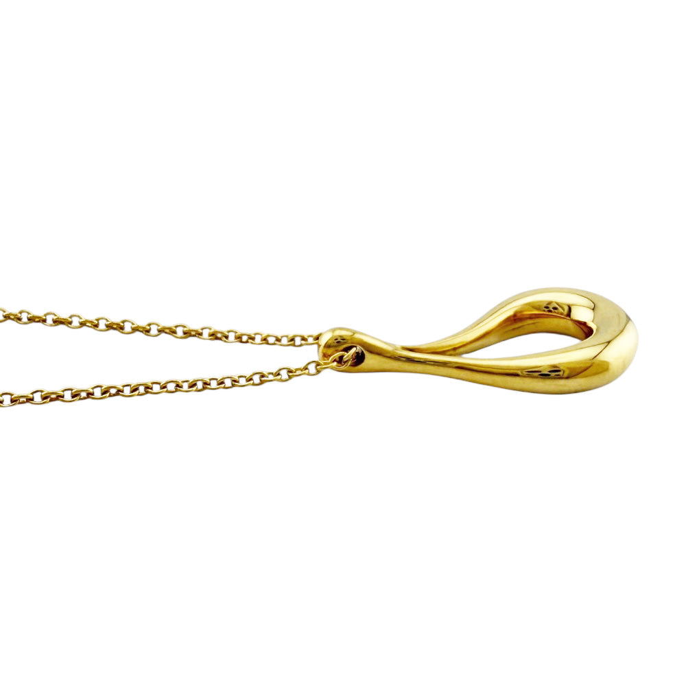 TIFFANY&Co. ティファニー オープンティアドロップ ネックレス 18金