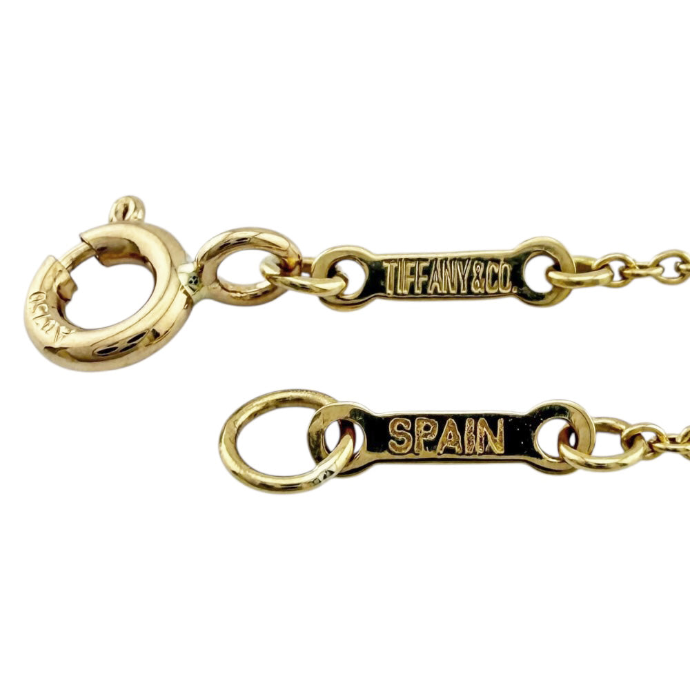 TIFFANY&Co. ティファニー オープンティアドロップ ネックレス 18金